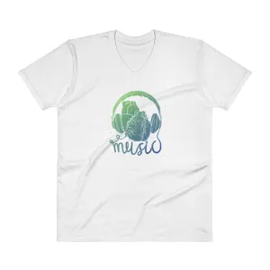 Men's V- Neck T Shirt - Beat of Heart