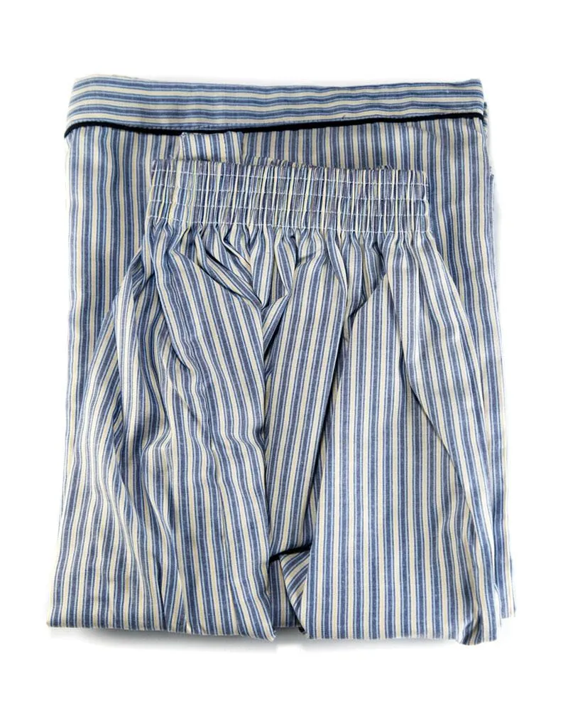 Mens Wedding Nightdress - Striped Design Nightwear By Hy-Brow Plus High Classic