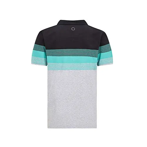 Mercedes Benz AMG Petronas F1 Men's Striped Polo (L)