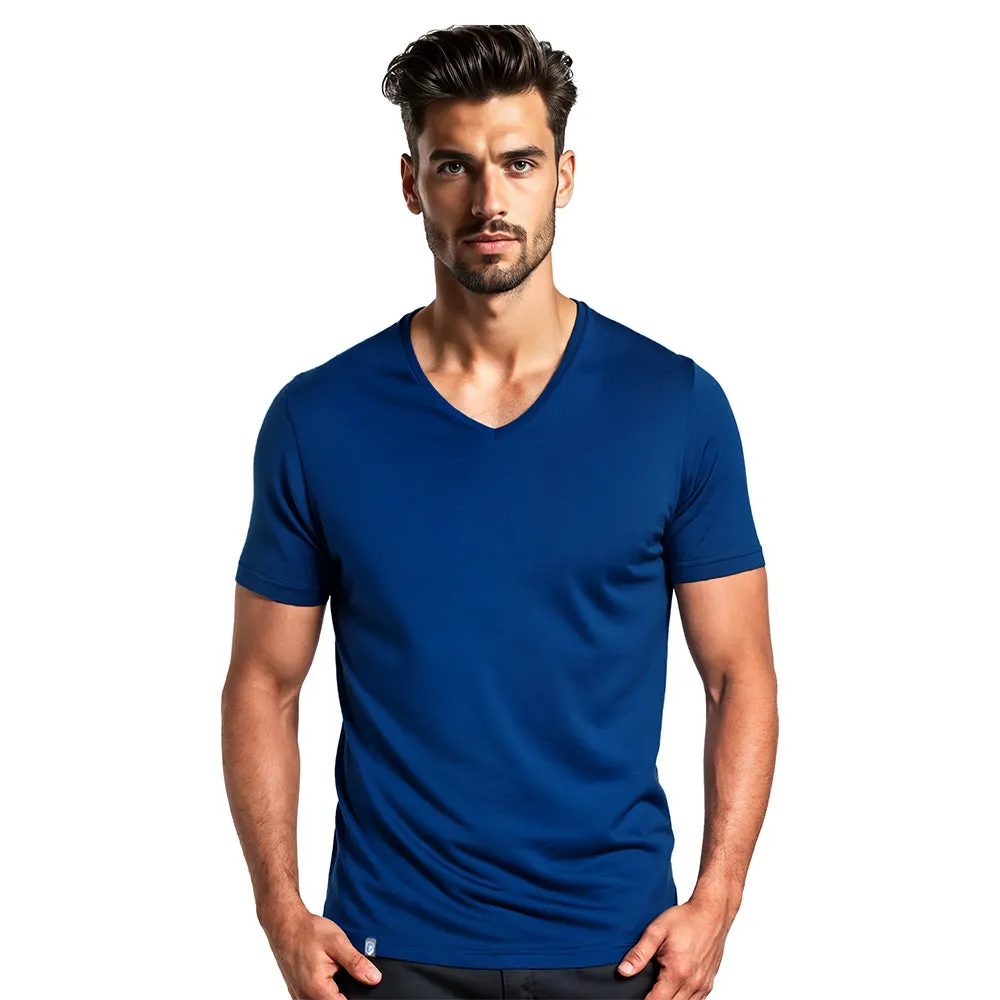 Merino V-Neck T-Shirt Herren