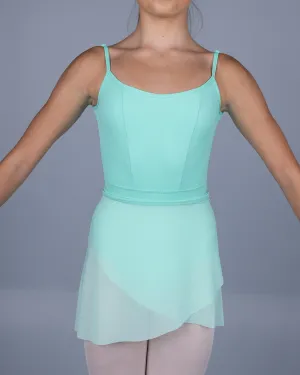 Mesh Wrap Skirt Minty