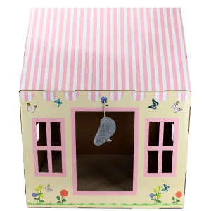 Midlee Cottage Cat Scratcher House