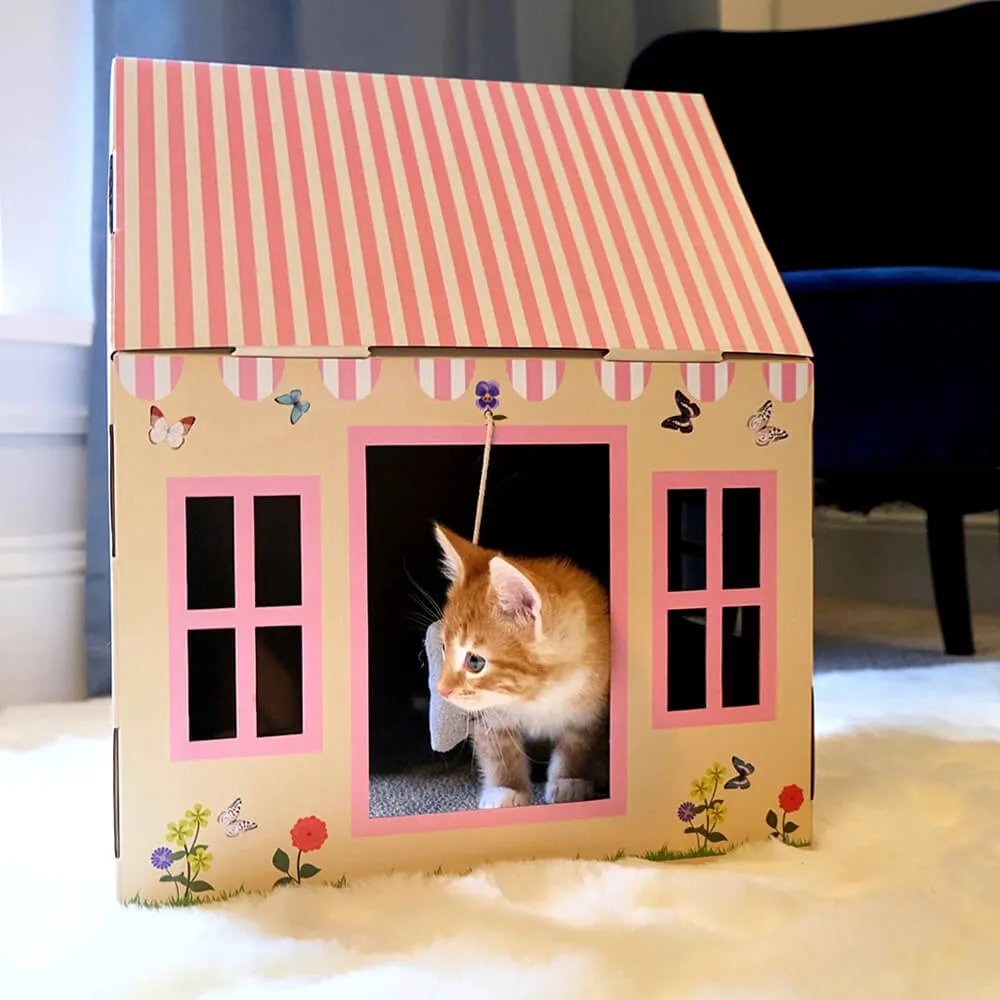 Midlee Cottage Cat Scratcher House