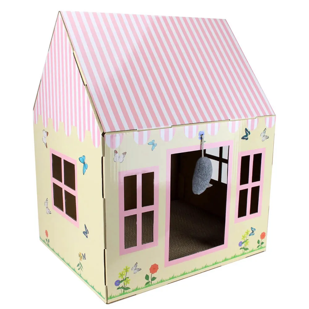Midlee Cottage Cat Scratcher House
