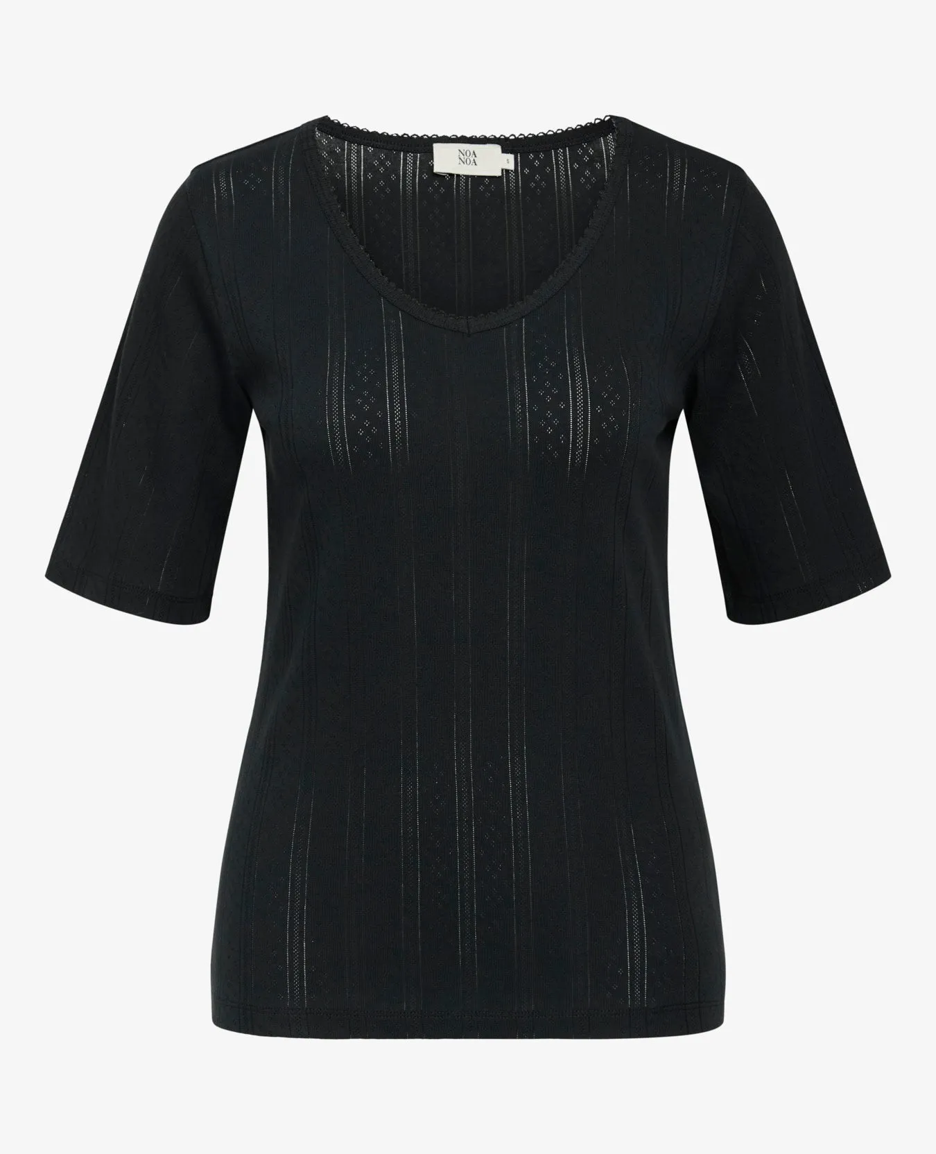 MINDYNN POINTELLE T-SHIRT