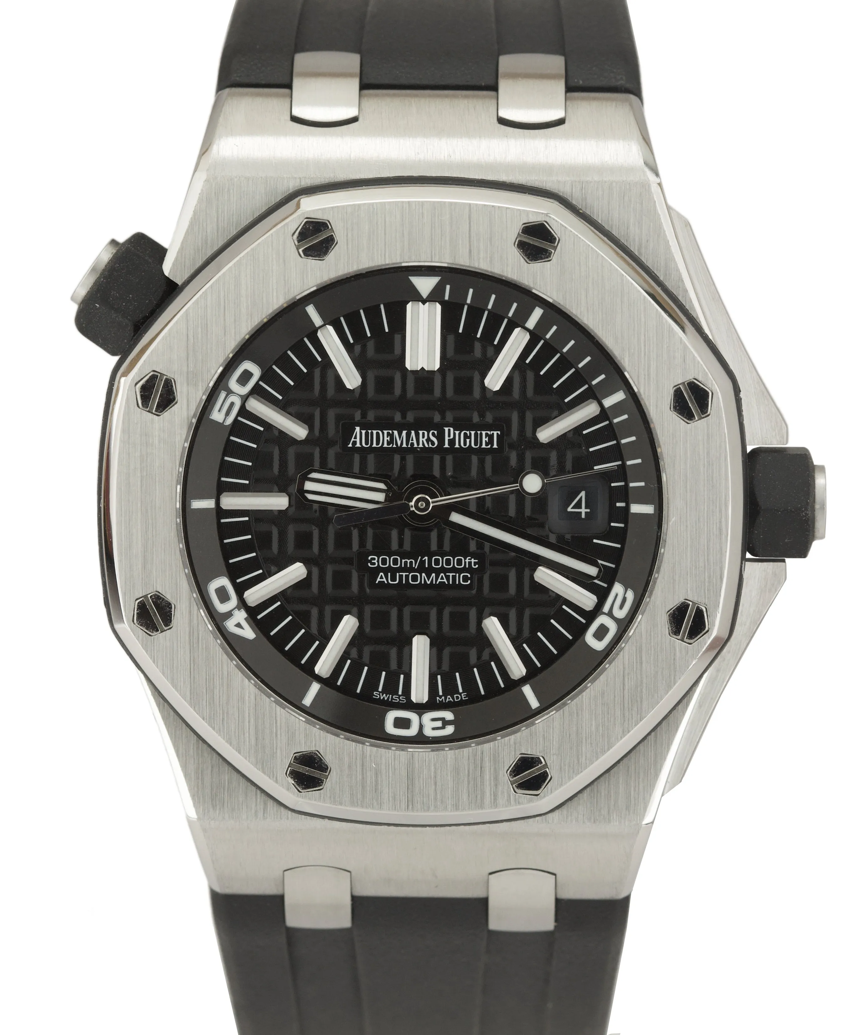 MINT Audemars Piguet Royal Oak Offshore Diver Black 15703ST.OO.A002CA.01 Watch