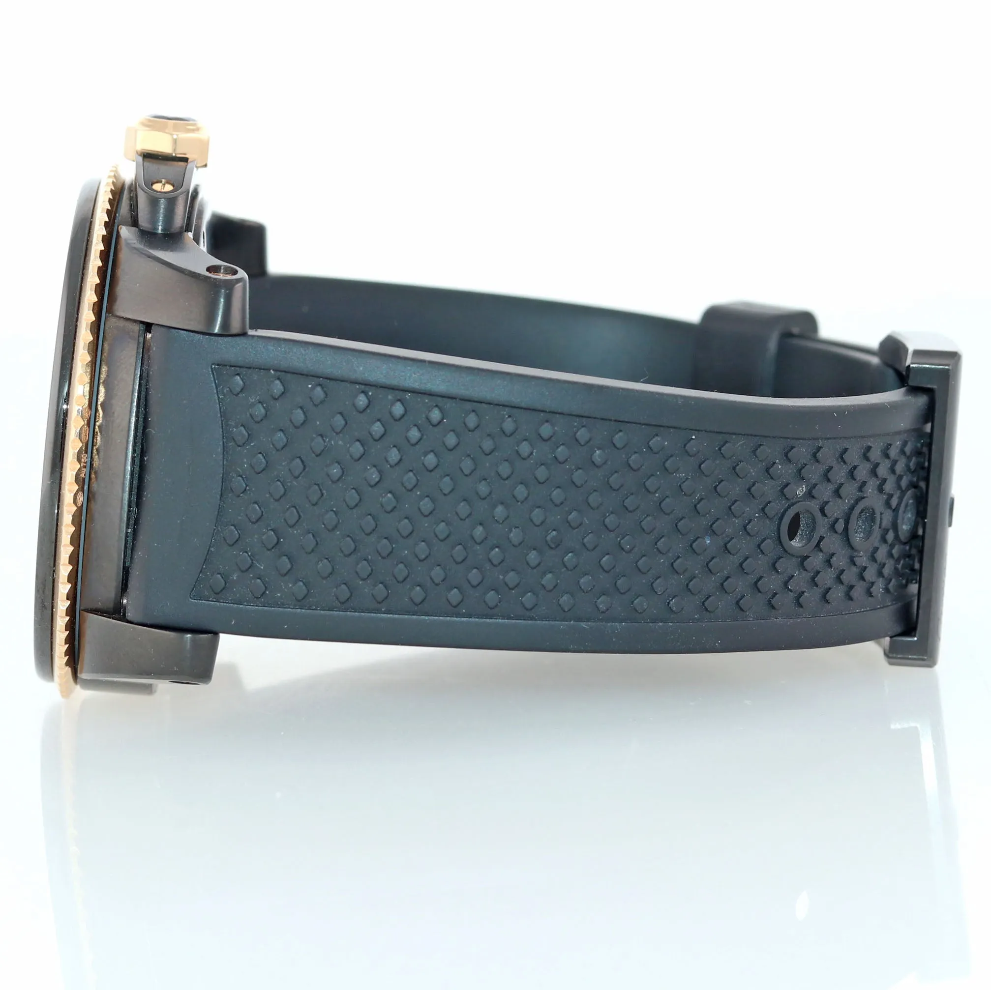 MINT Cartier Calibre Diver PVD Steel Rose Gold Black Rubber 42mm Dive Watch 3729