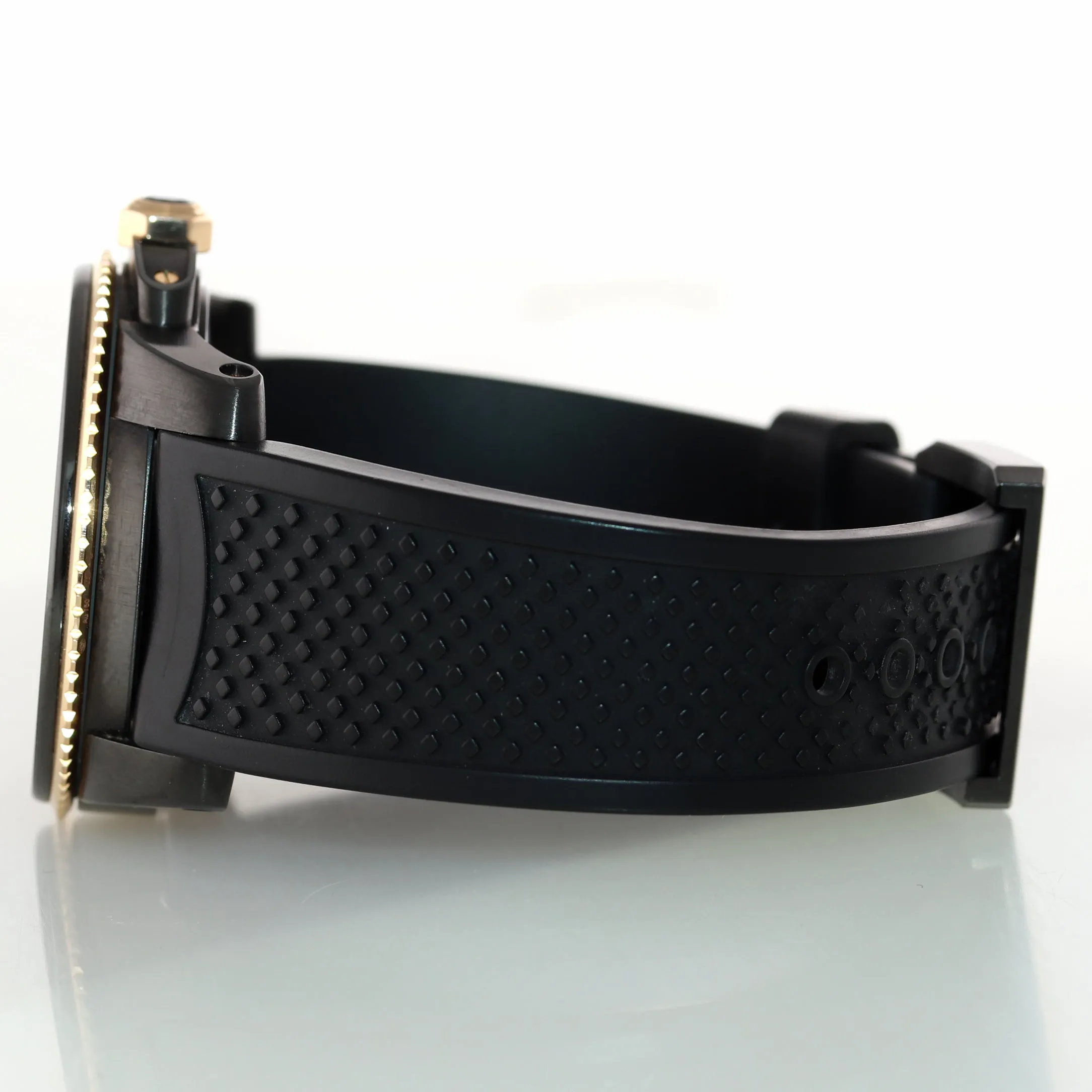 MINT Cartier Calibre Diver Rose Gold Black Steel 42mm Dive Watch W2CA0004 3729