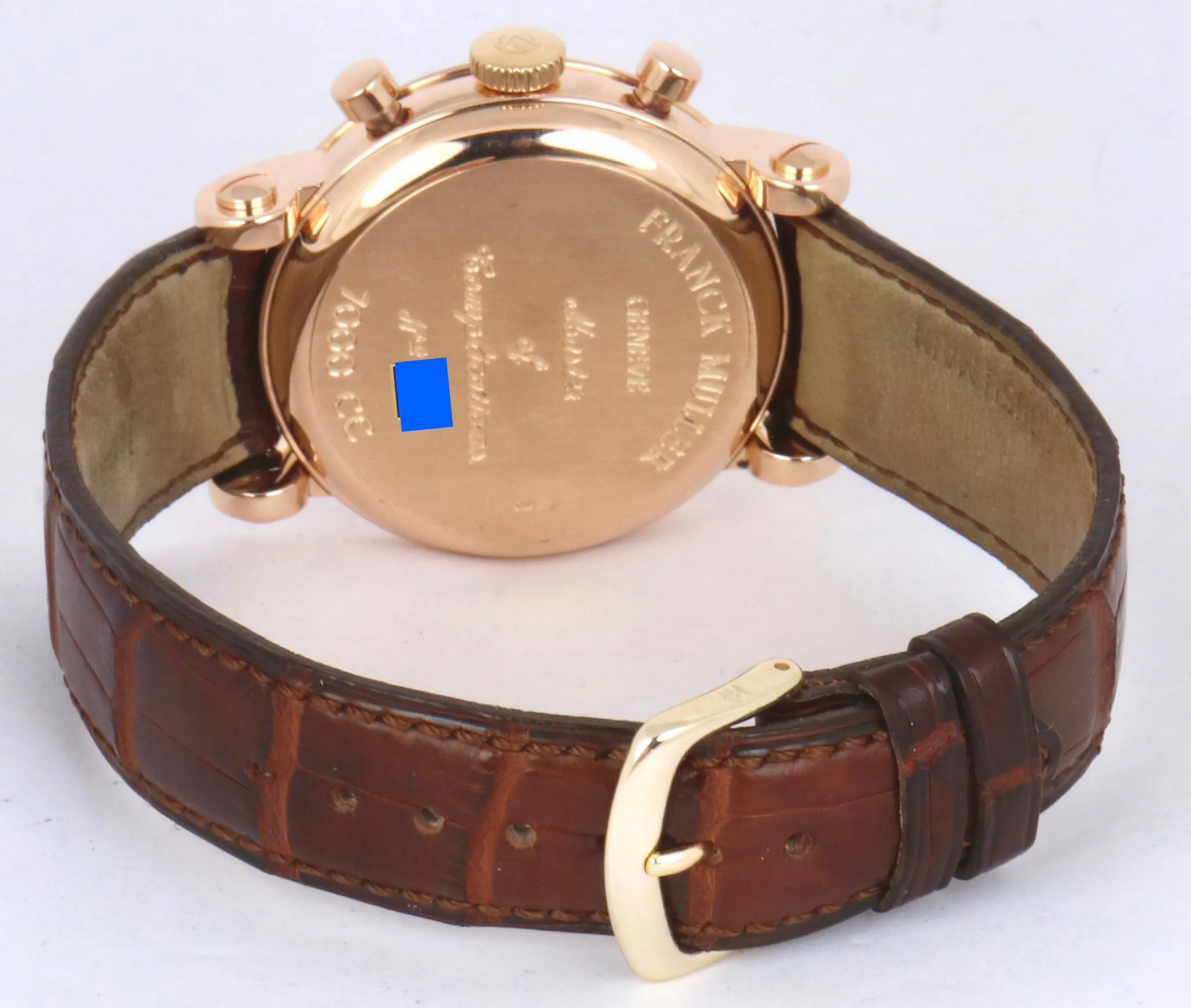 MINT Men's Franck Muller 7000 CC 39mm 18K Rose Gold Chronograph Automatic Watch