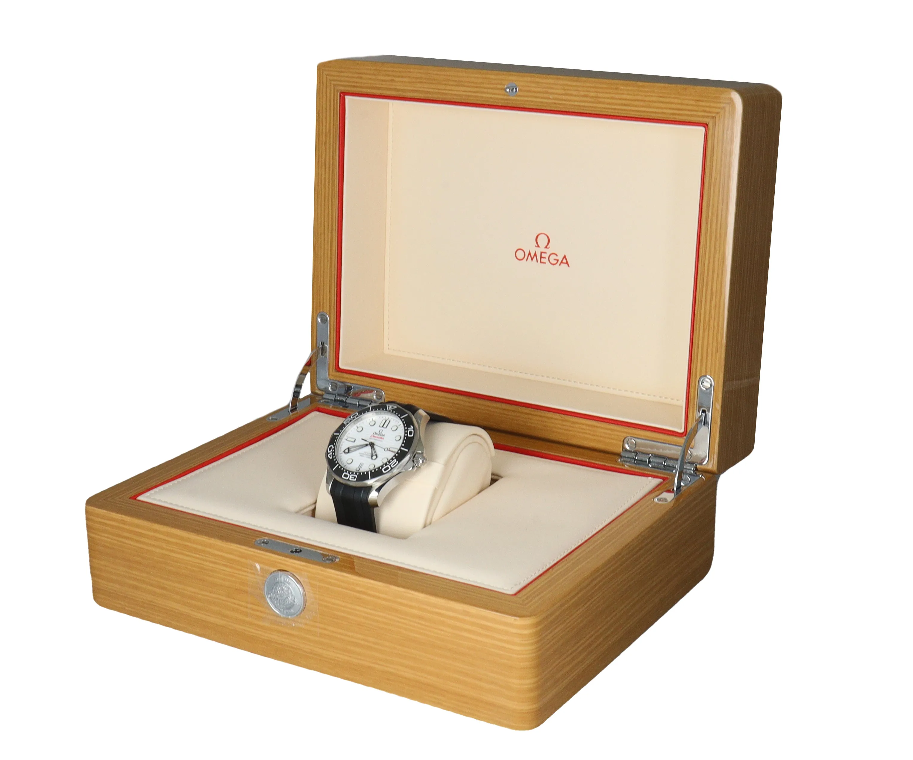 MINT Omega Seamaster 210.32.42.20.04.001 Diver White Chronometer Ceramic 42mm