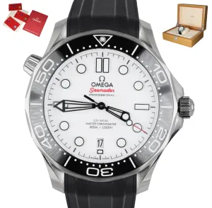 MINT Omega Seamaster 210.32.42.20.04.001 Diver White Chronometer Ceramic 42mm