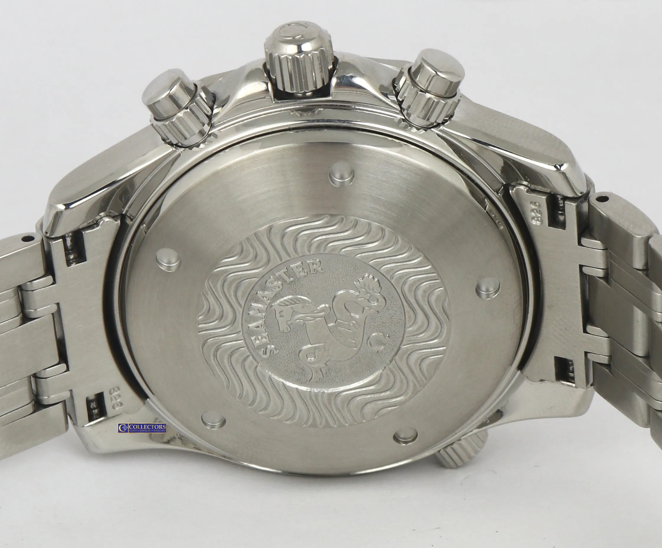 MINT Omega Seamaster 300M Chronograph Diver 41mm Blue 2599.80 Stainless Watch