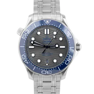 MINT Omega Seamaster Diver 300M 42mm Slate Gray Watch 210.30.42.20.06.001 BOX