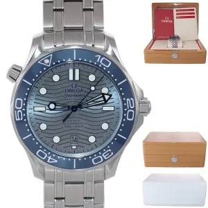 MINT PAPERS Omega Seamaster Diver 300M 42mm Grey Wave 210.30.42.20.06.001 Watch