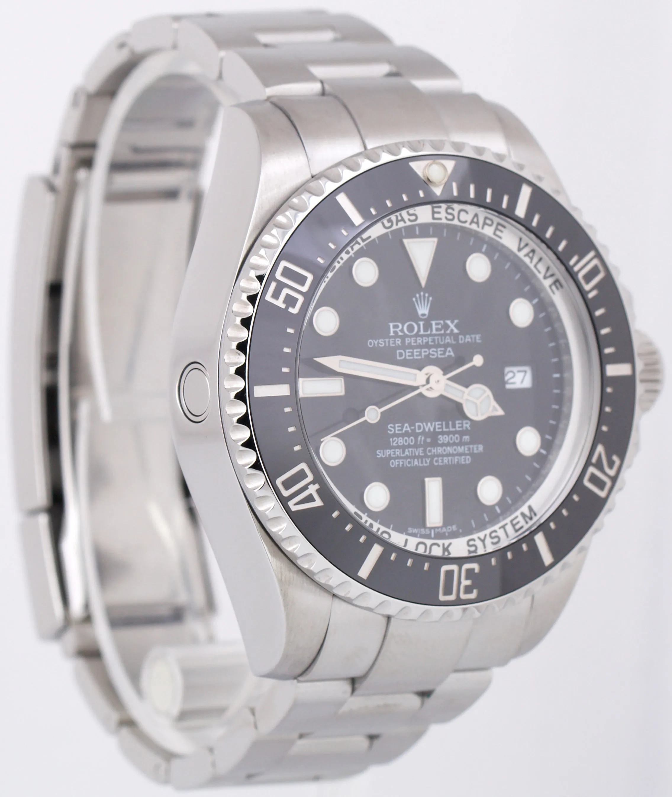 MINT PAPERS Rolex Sea-Dweller Deepsea 44mm BLACK Ceramic Steel Dive 116660 BOX