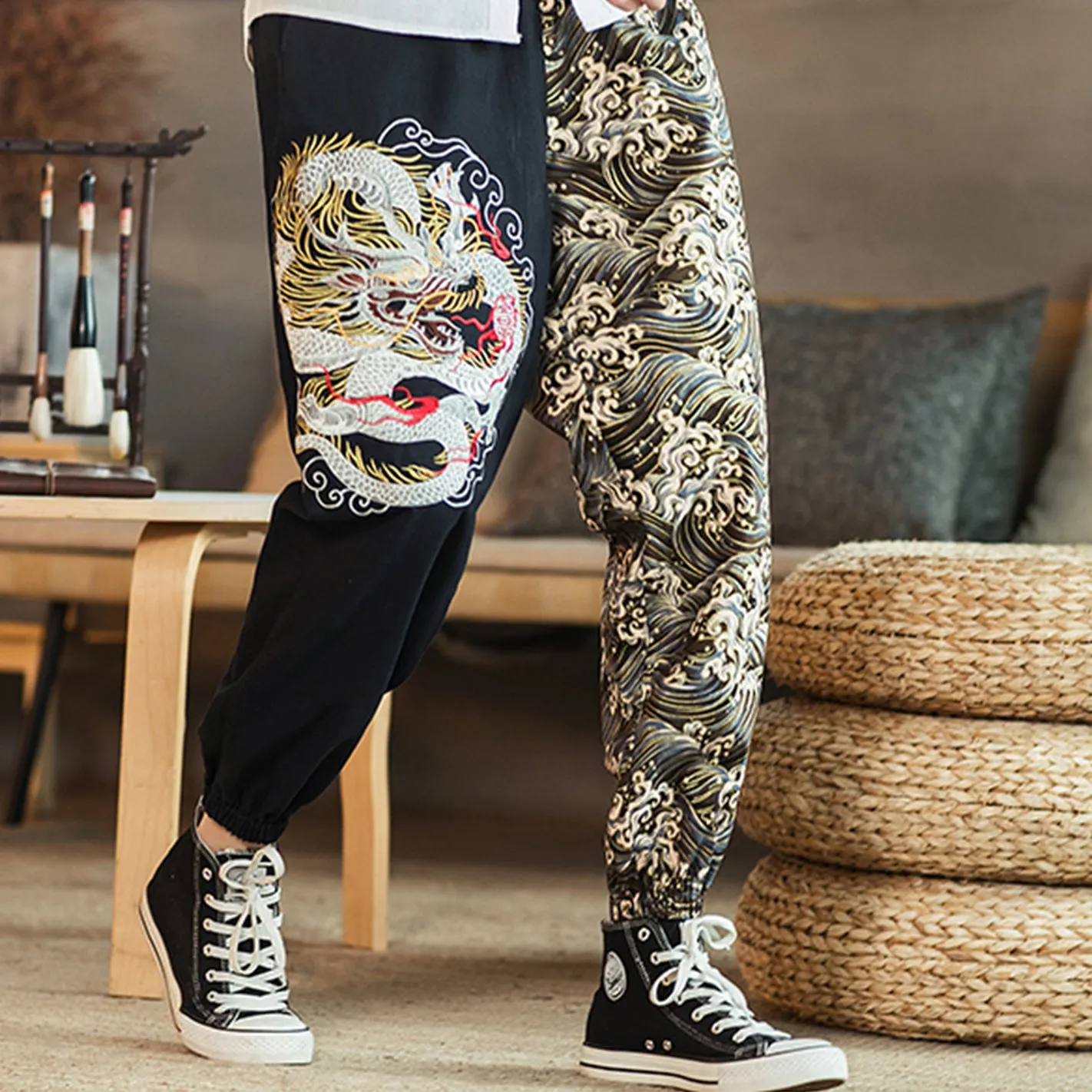 Mizuchi Water Dragon Jogger Pants