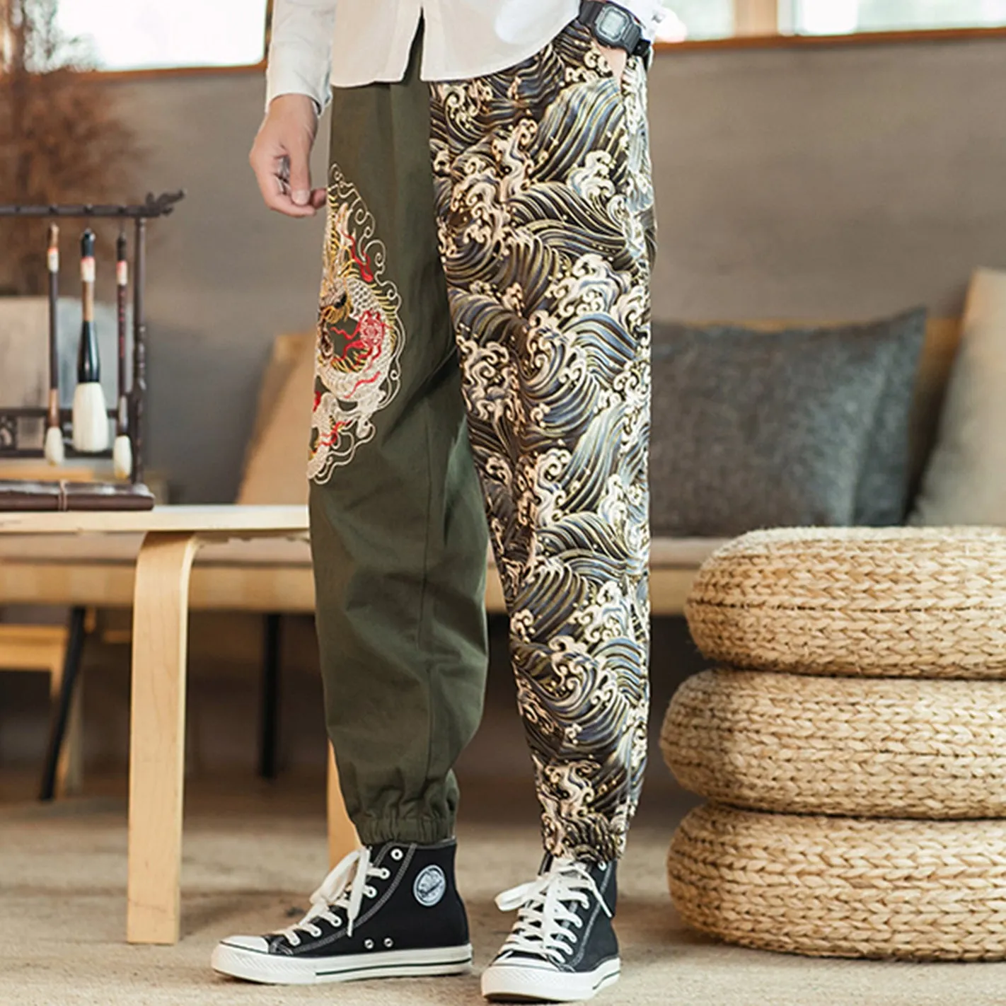 Mizuchi Water Dragon Jogger Pants