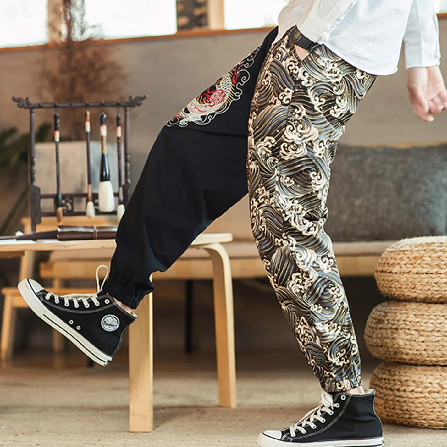 Mizuchi Water Dragon Jogger Pants