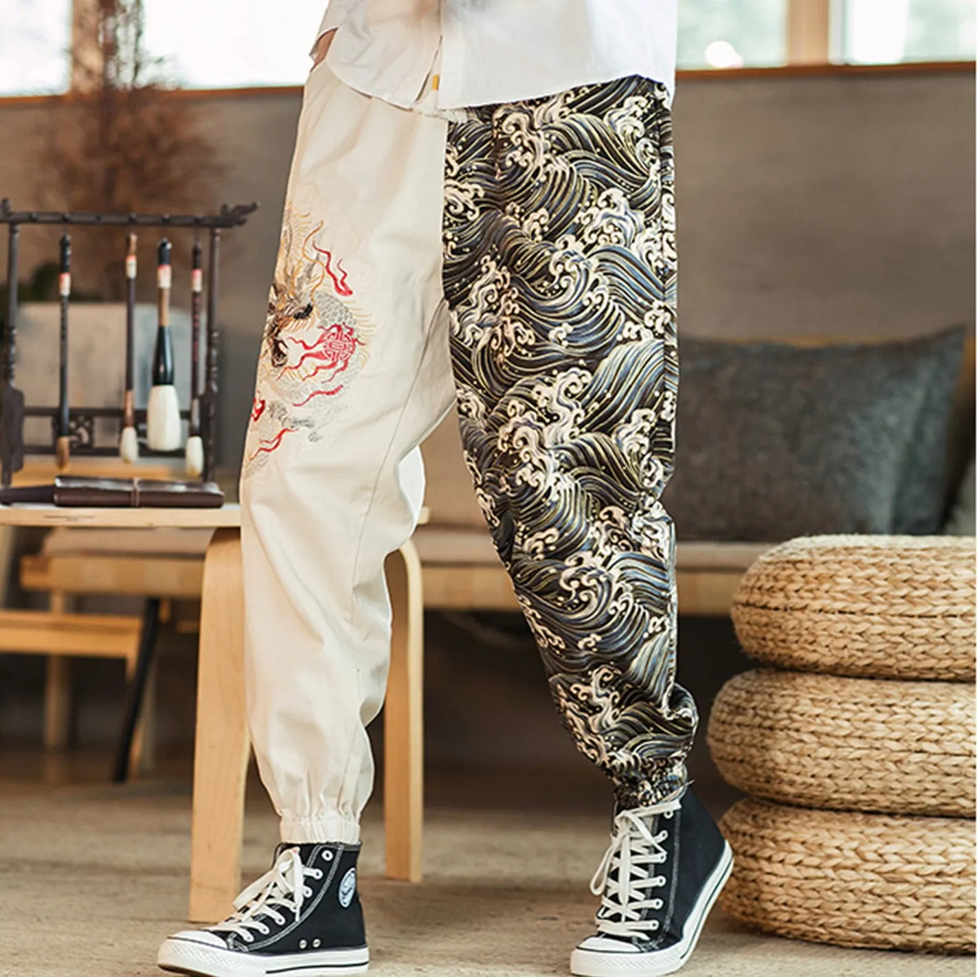 Mizuchi Water Dragon Jogger Pants