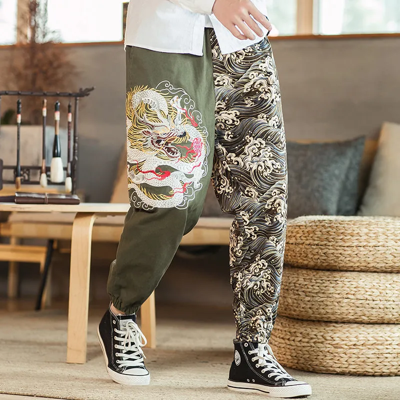 Mizuchi Water Dragon Jogger Pants