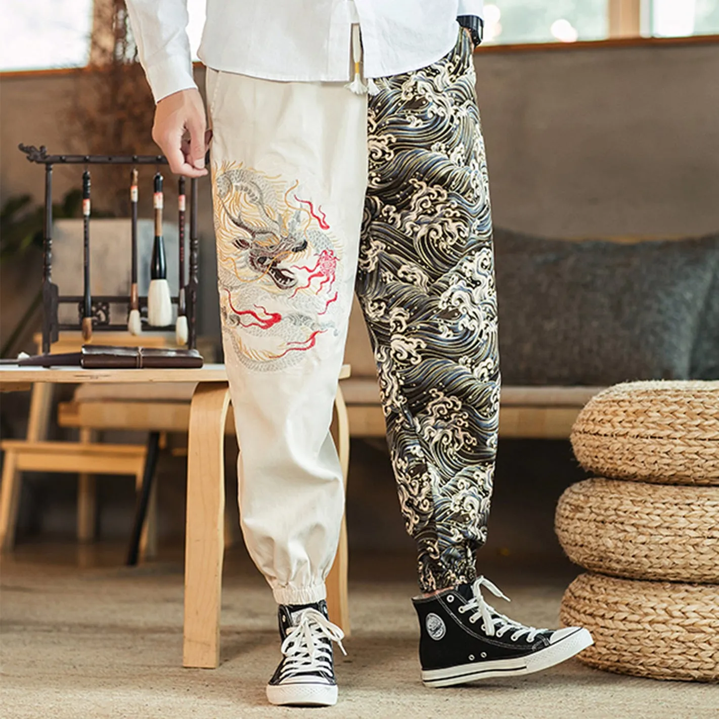 Mizuchi Water Dragon Jogger Pants