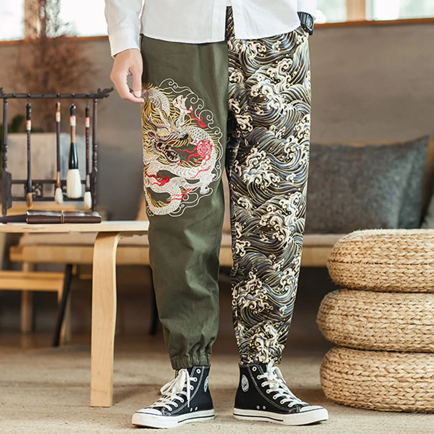 Mizuchi Water Dragon Jogger Pants