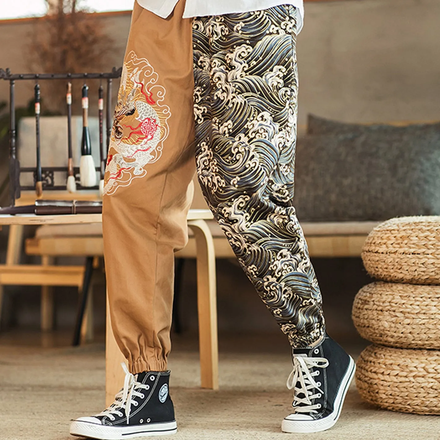 Mizuchi Water Dragon Jogger Pants
