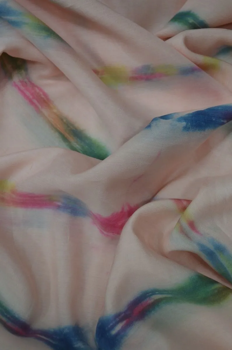 Modal Soft Muslin Tie dye Fabrics