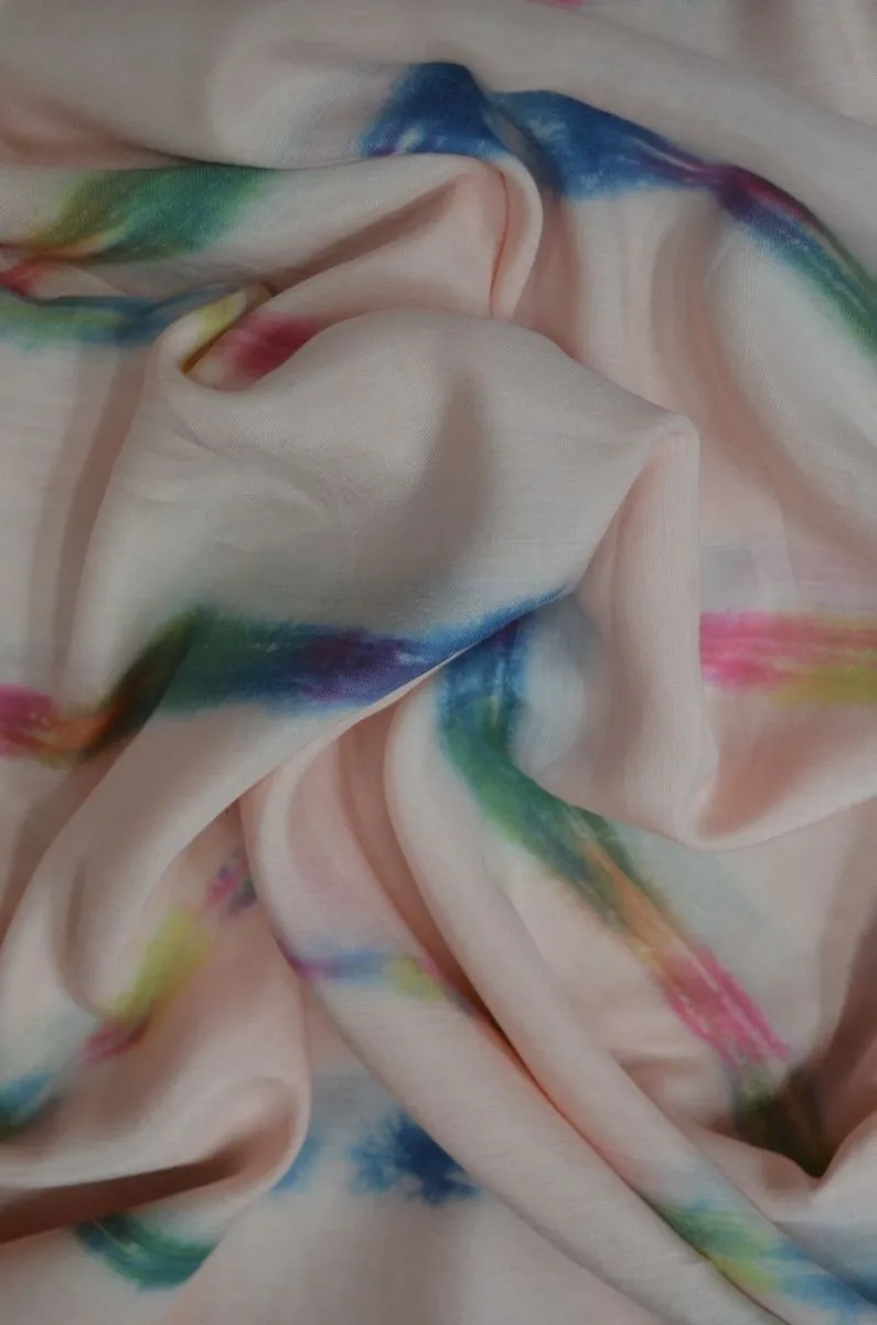 Modal Soft Muslin Tie dye Fabrics