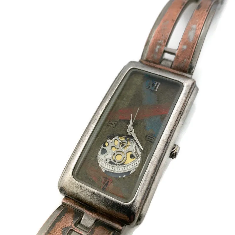 Movement Watch with Multi Color Dial