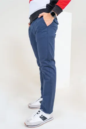 Navy Slim Fit Pants