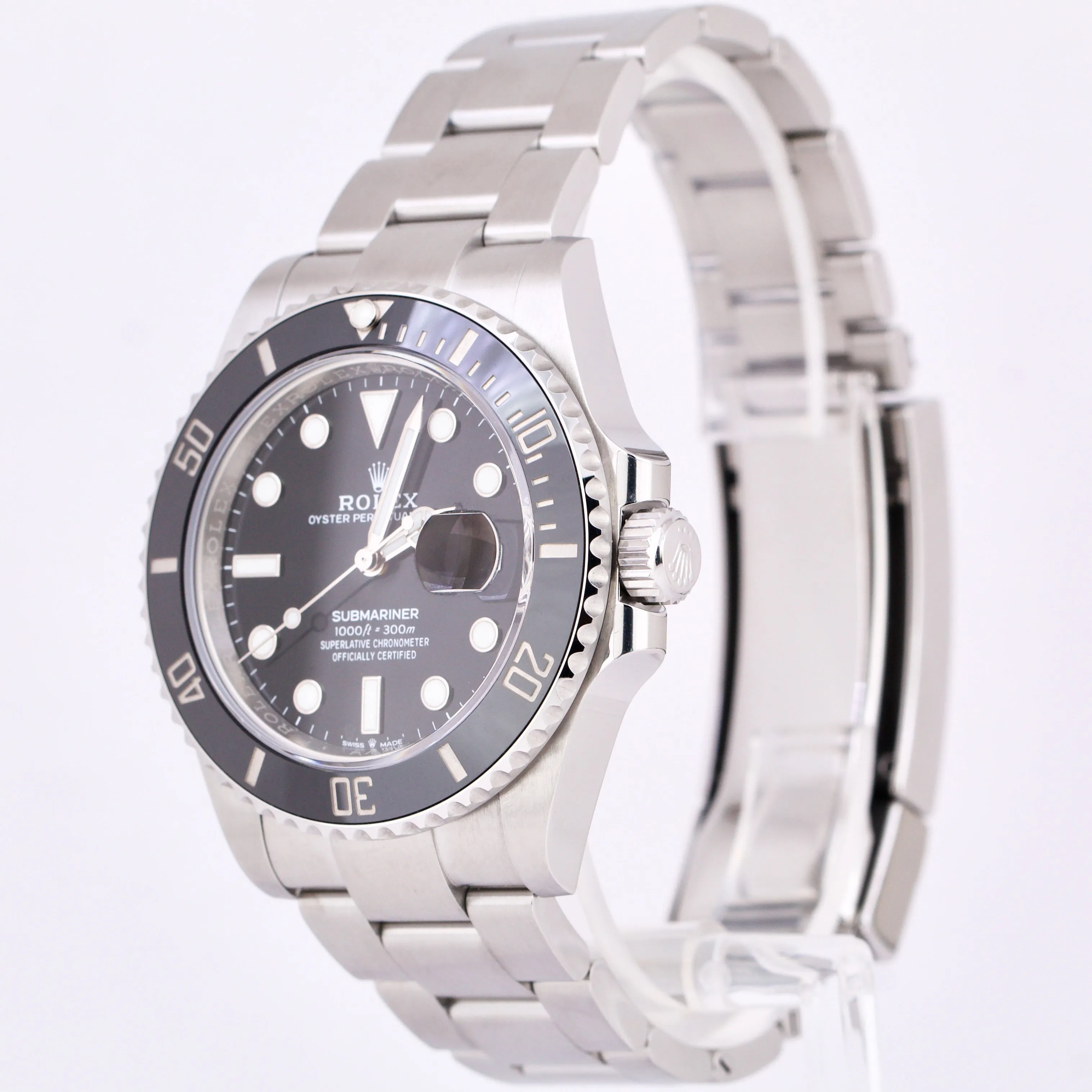 NEW 2023 PAPERS Rolex Submariner Date Black Stainless Steel 41mm 126610 LN B P