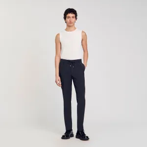 New Alpha Elasticated Straight-Leg Pants Fonte