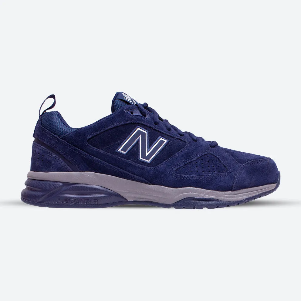 New Balance Wide Fit MX624V4 Marineblaue Herren-Sneaker
