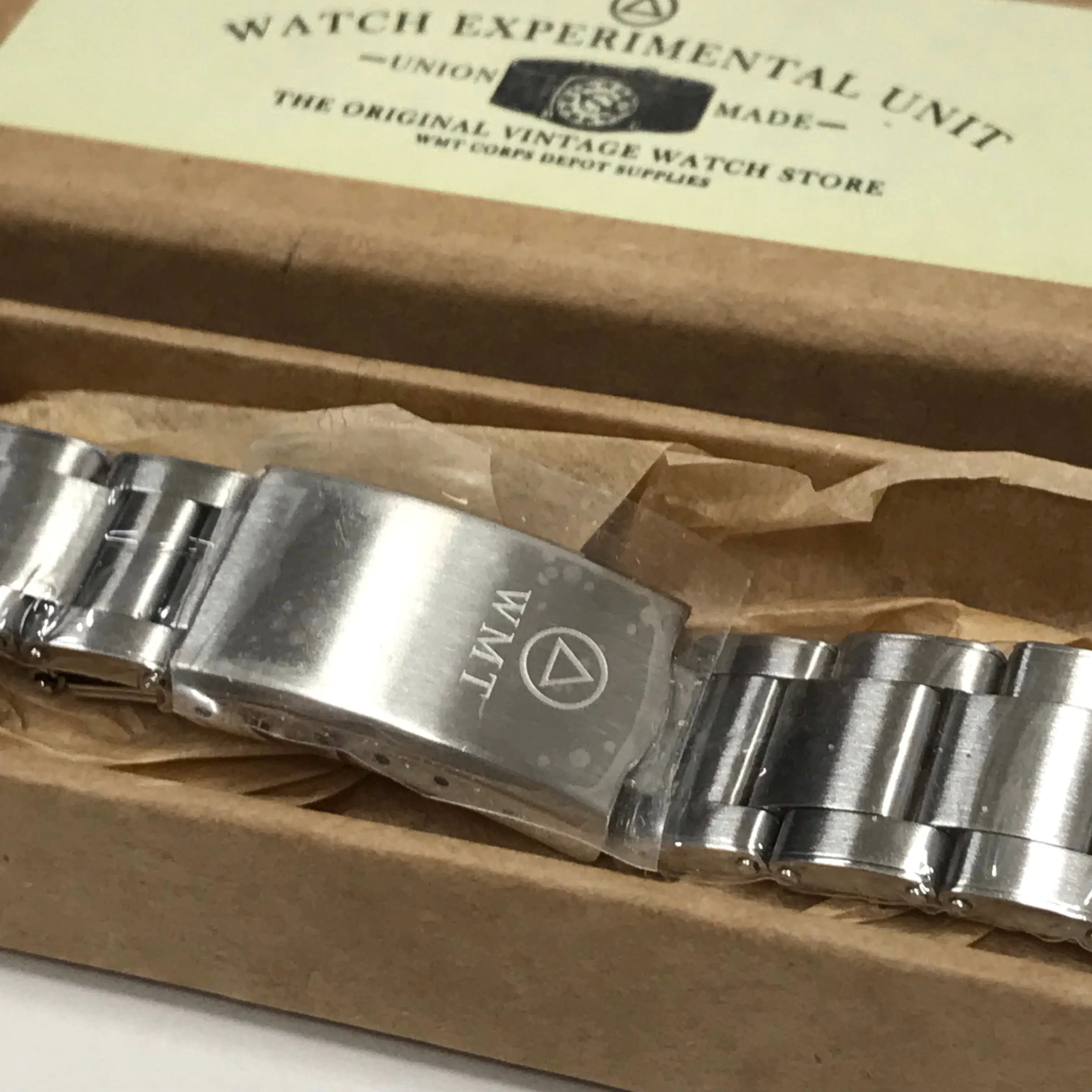 NEW! WMT Sea Diver Riveted Stainless Steel Bracelet