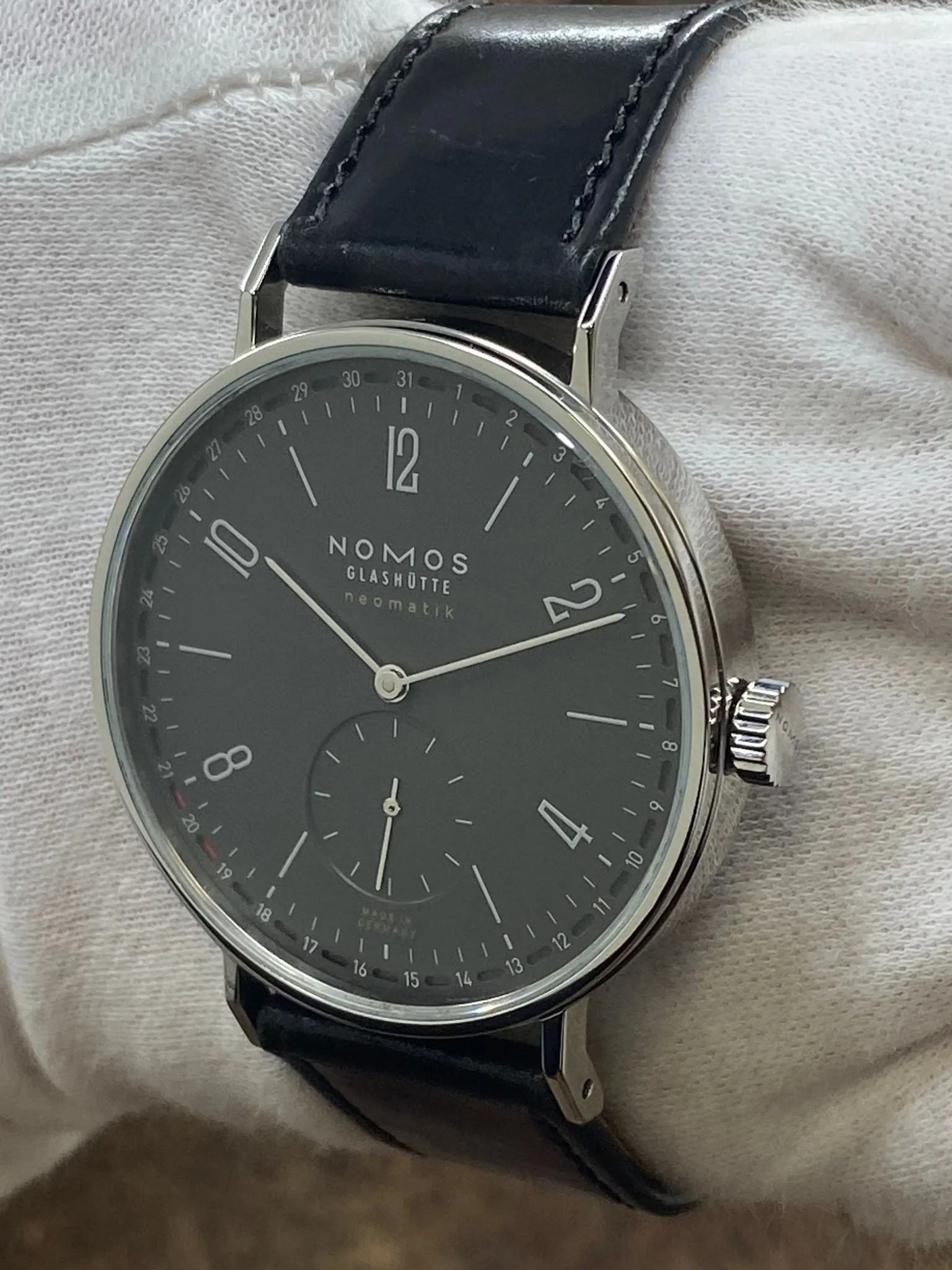 Nomos Tangente Neomatik 181 Ruthenium Grey Dial Automatic Men's Watch