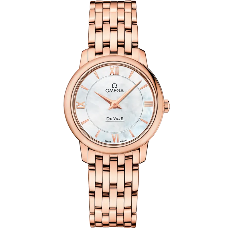 Omega De Ville Prestige 27.4 mm, red gold on red gold