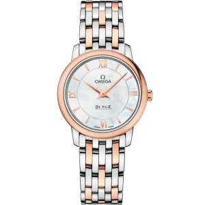 Omega De Ville Prestige 27.4 mm, steel - red gold on steel - red gold