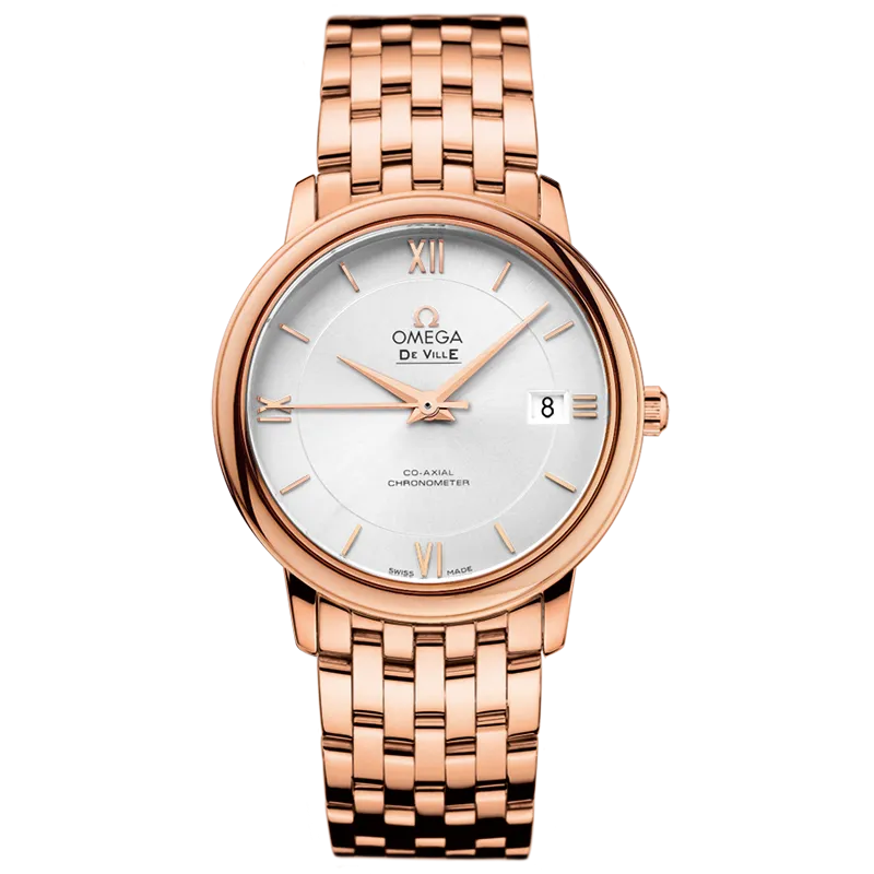 Omega De Ville Prestige 36.8 mm, red gold on red gold