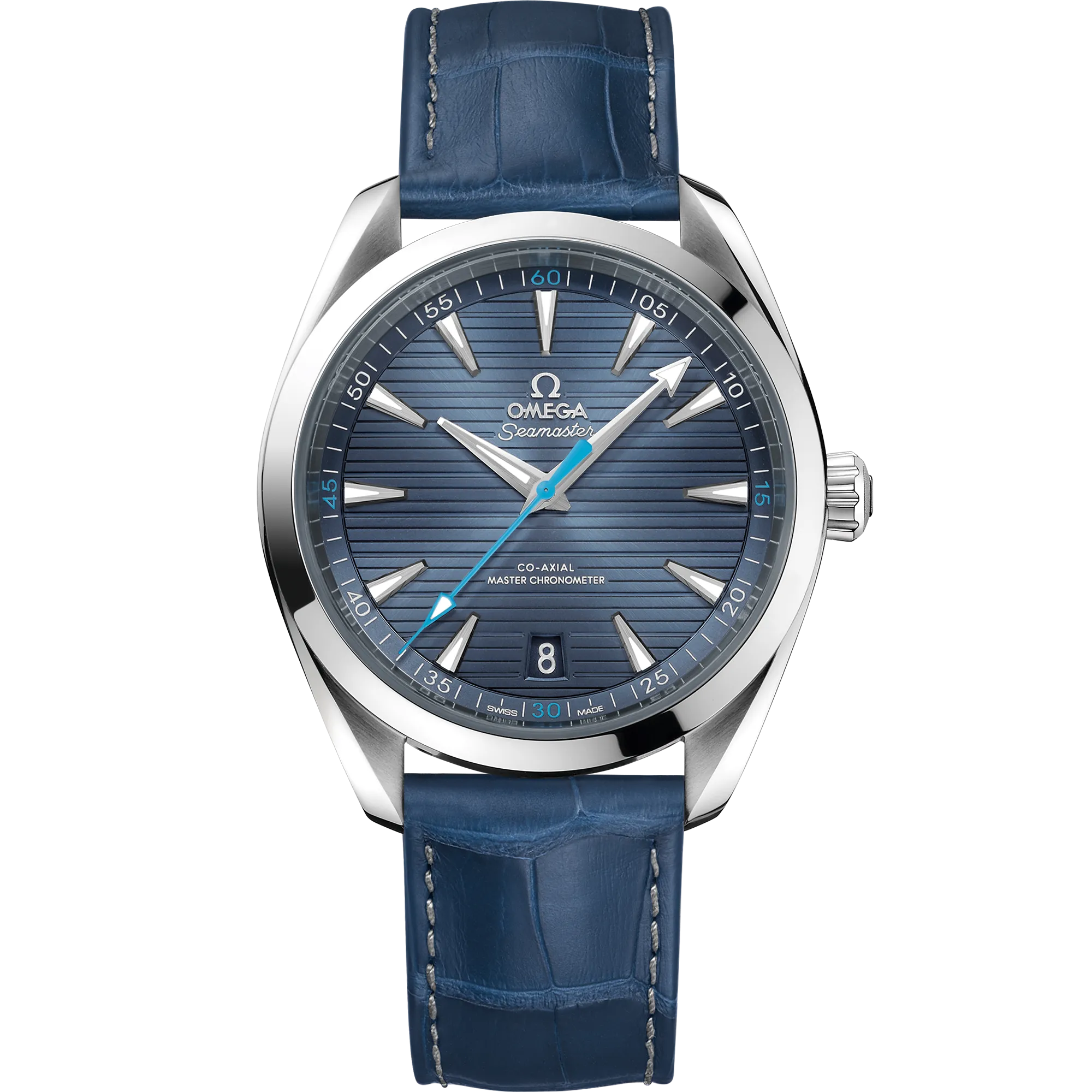 Omega Seamaster Aqua Terra 150M 41 mm, steel on leather strap