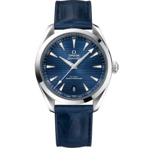 Omega Seamaster Aqua Terra 150M 41 mm, steel on leather strap