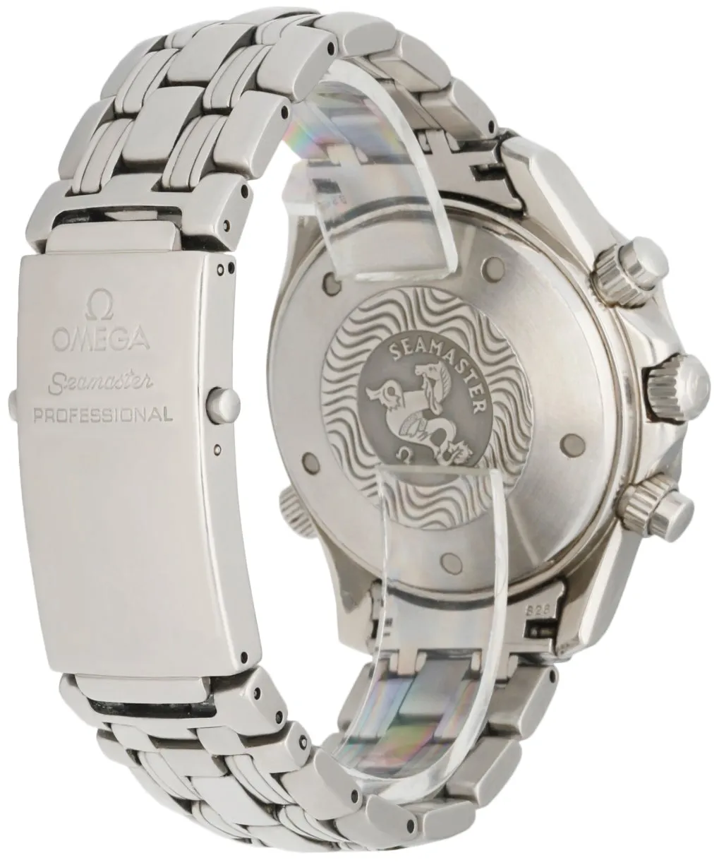 Omega Seamaster Chronograph Stainless Steel Men's Watch Box & Papers
