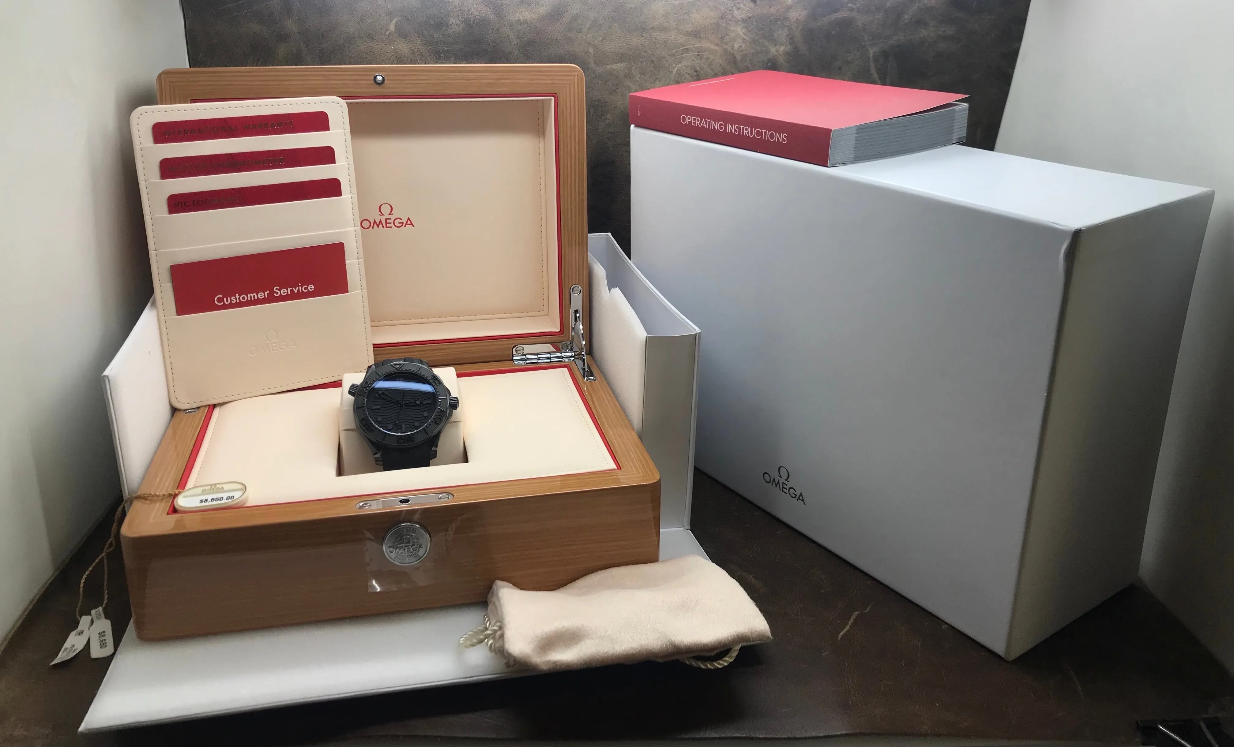 Omega Seamaster Diver 300M 210.92.44.20.01.003 Black Dial Automatic Men's Watch