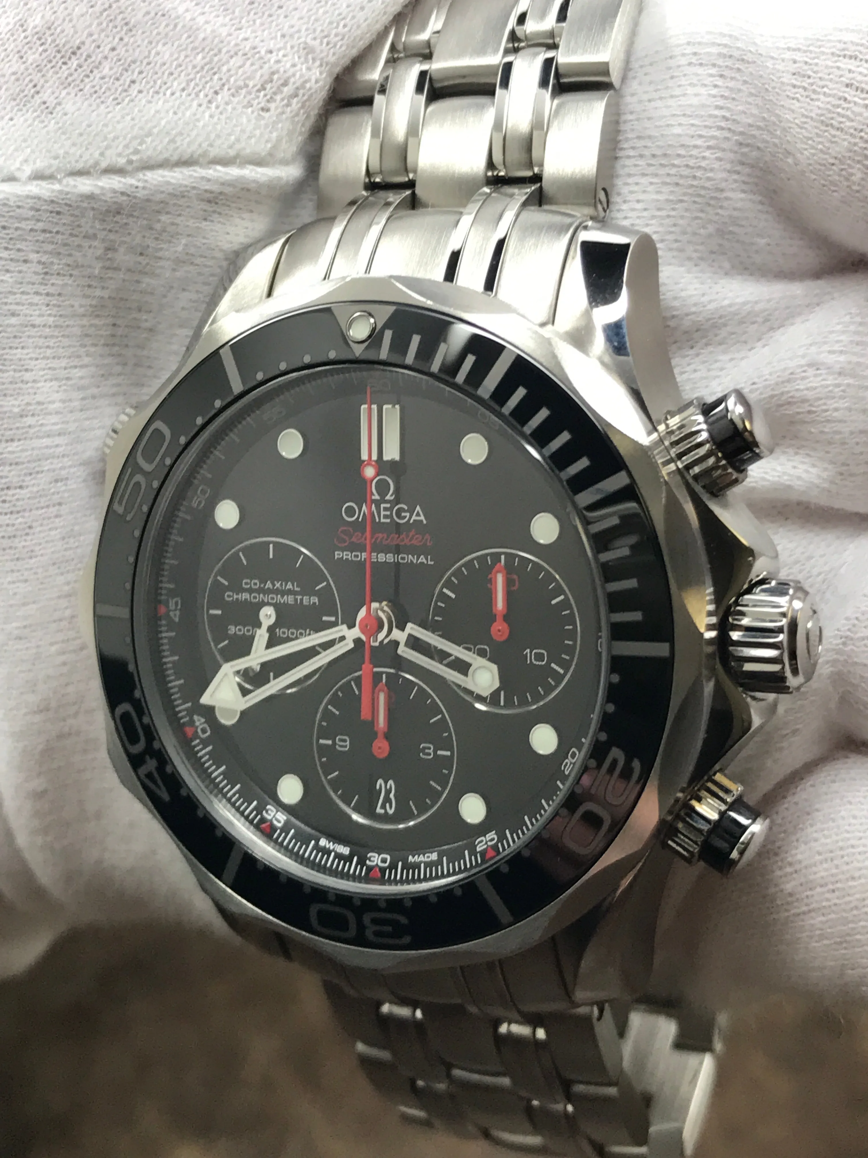 Omega Seamaster Diver 300M 212.30.44.50.01.001 Black Dial Automatic Men's Watch