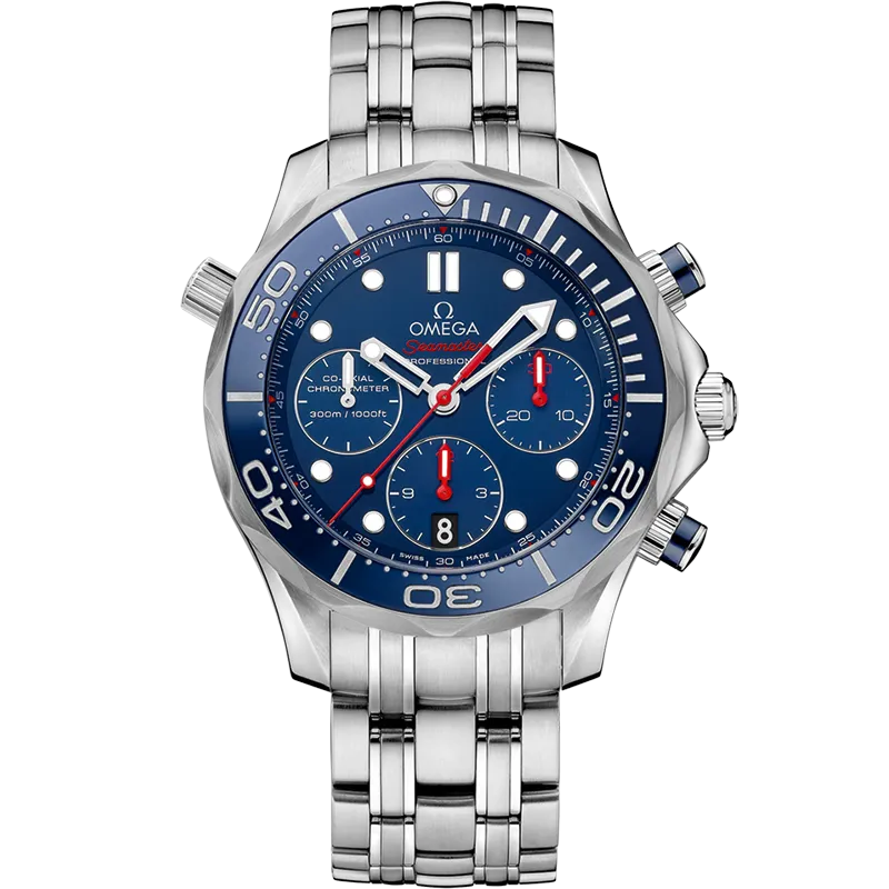 Omega Seamaster Diver 300M 44 mm, steel on steel