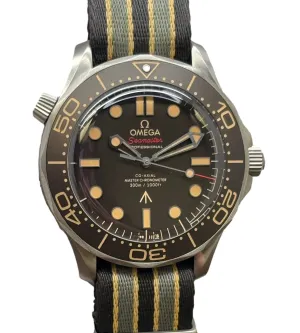 Omega Seamaster Diver 300M No Time To Die NTTD Bond 007 210.92.42.20.01.001 Brown Dial Automatic Men's Watch