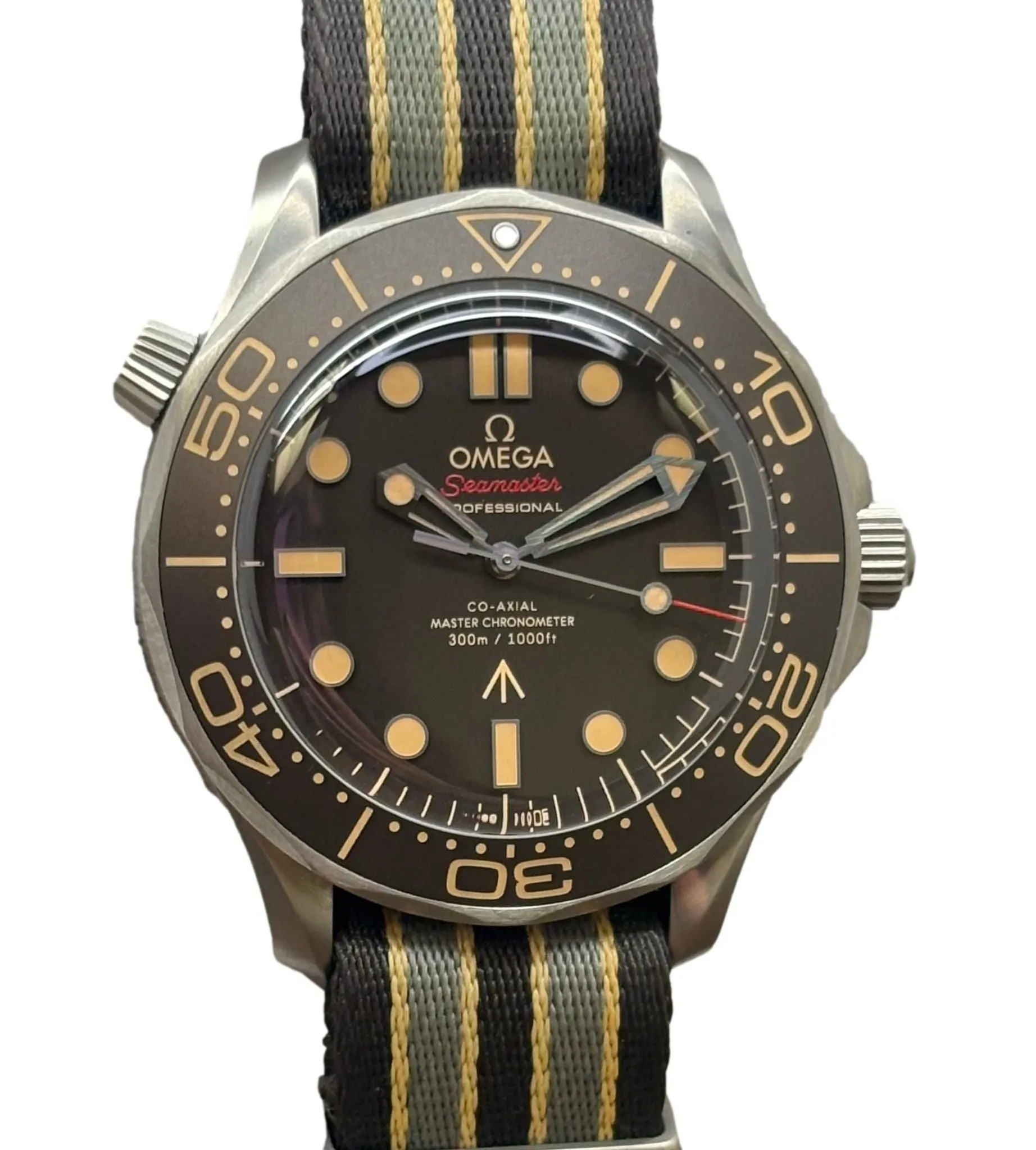 Omega Seamaster Diver 300M No Time To Die NTTD Bond 007 210.92.42.20.01.001 Brown Dial Automatic Men's Watch