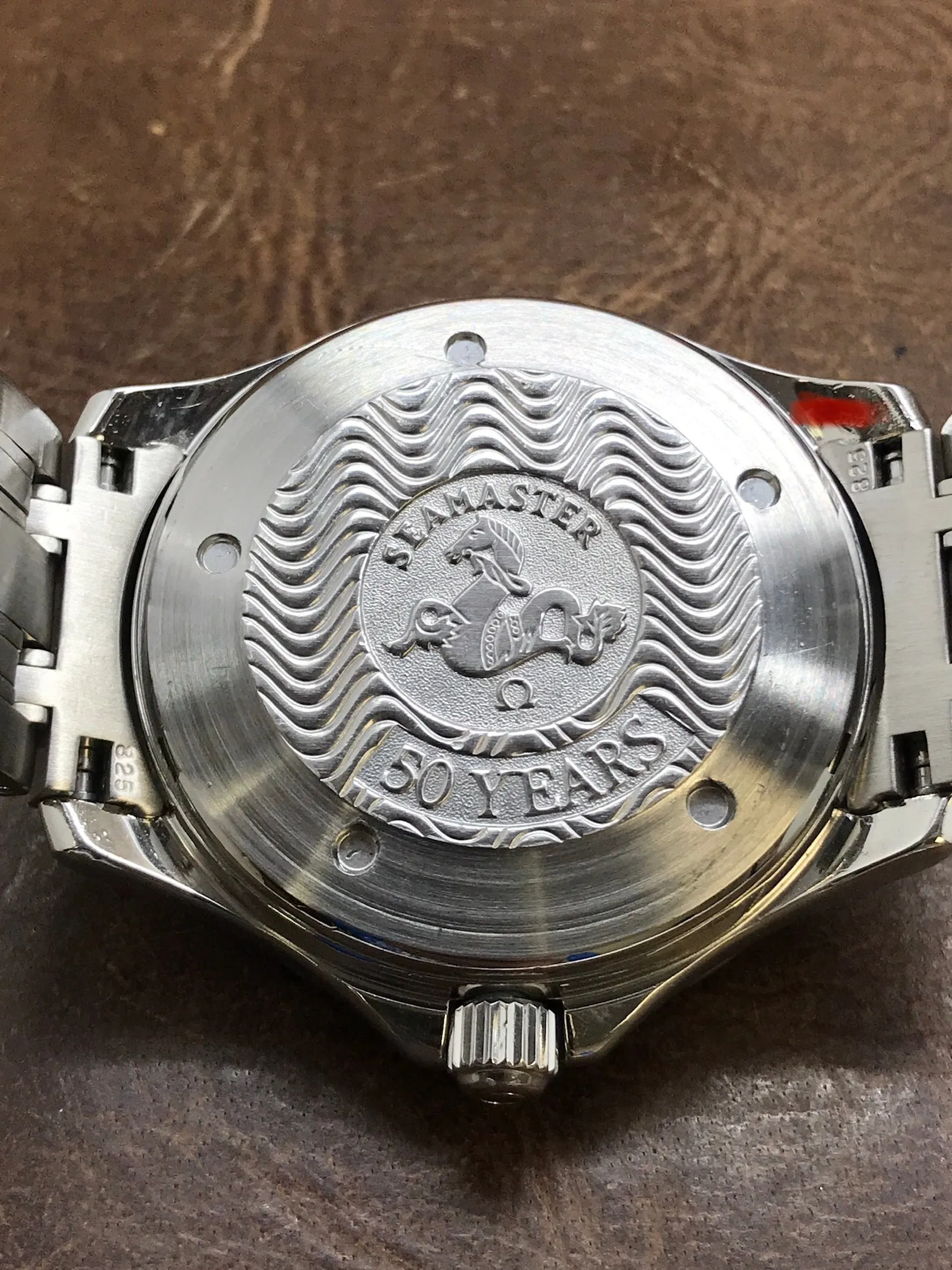 Omega Seamaster Diver GMT Custom Insert 2534.50.00 Black Dial Automatic Men's Watch