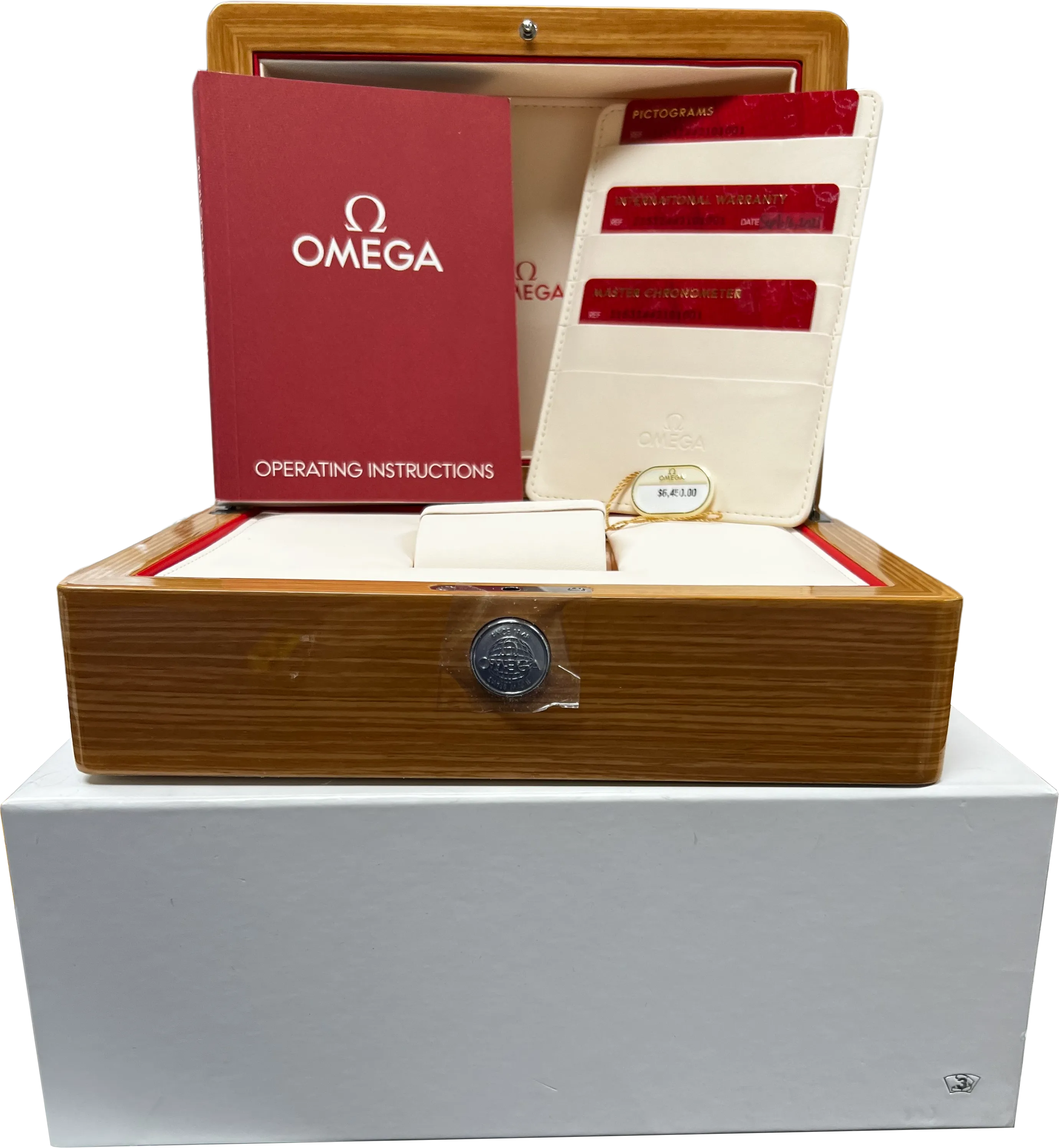 Omega Seamaster Planet Ocean 600M PAPERS 43.5mm Orange 215.32.44.21.01.001 B P
