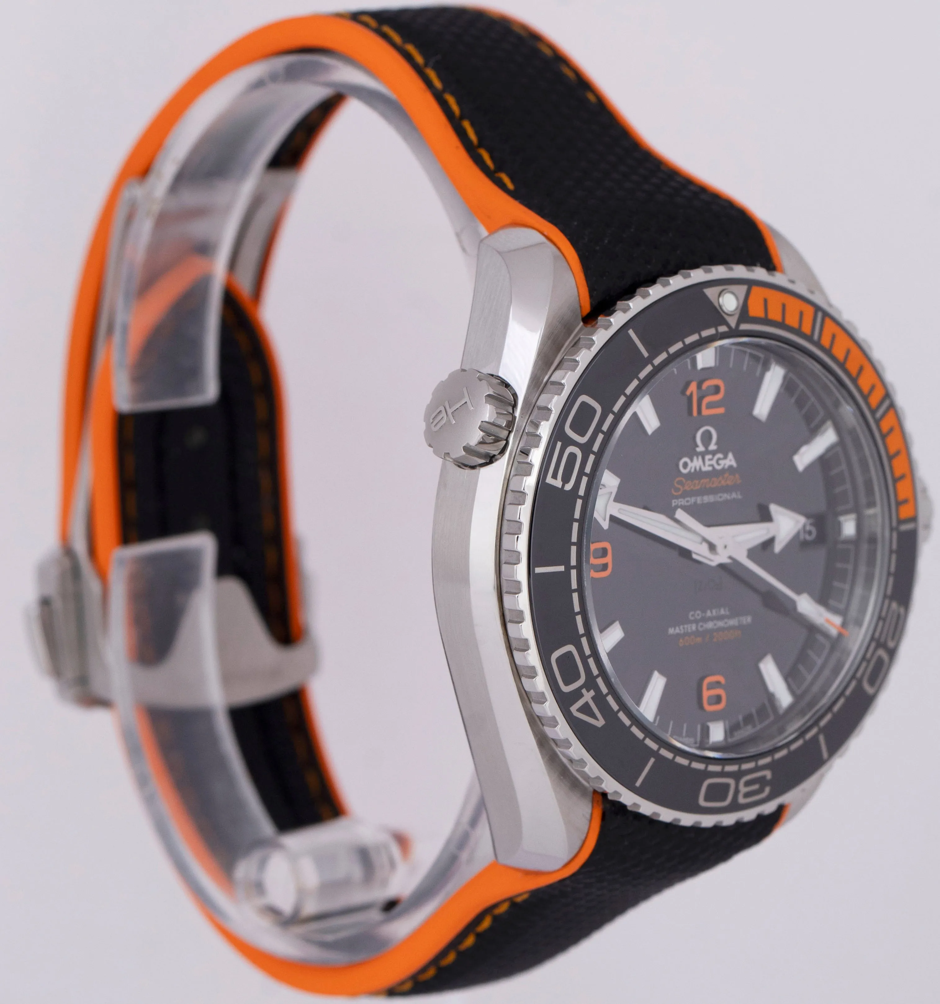 Omega Seamaster Planet Ocean 600M PAPERS 43.5mm Orange 215.32.44.21.01.001 B P